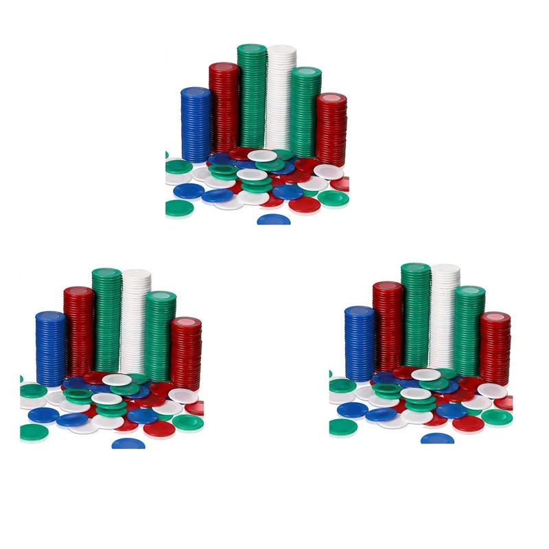 1200 Pieces Plastic Poker Chips Game Chips 4 Colors Counter Card For Game Playing Counting Bingo Game Chips Card, 3
1200 Pieces Plastic Poker Chips Game Chips 4 Colors Counter Card For Game Playing Counting Bingo Game Chips Card, 3