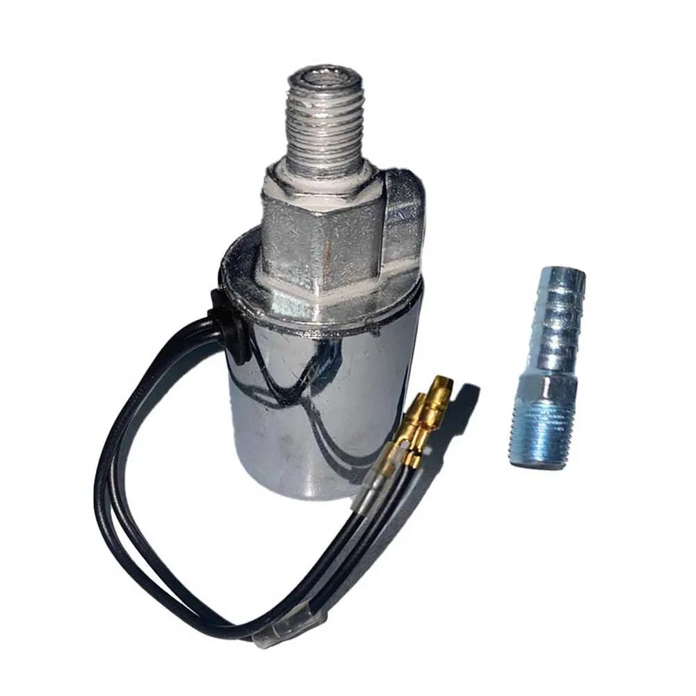 12V Electric Solenoid Valve, Heavy Duty 14 Chrome Train Truck Air Horn, Easy Installation with 1/4 inch Barb Fitting
12V Electric Solenoid Valve, Heavy Duty 14 Chrome Train Truck Air Horn, Easy Installation with 1/4 inch Barb Fitting