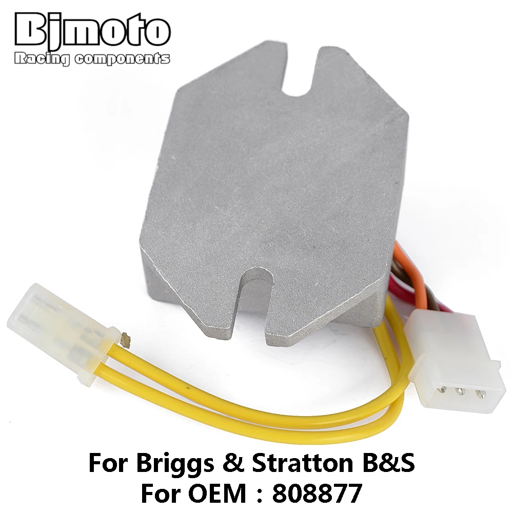 808877 выпрямитель регулятора напряжения для мотоцикла Briggs & Stratton B & S 350447-1302-E1 350777-1154-E1 356447-0145-B1 356777-0112
808877 выпрямитель регулятора напряжения для мотоцикла Briggs & Stratton B & S 350447-1302-E1 350777-1154-E1 356447-0145-B1 356777-0112