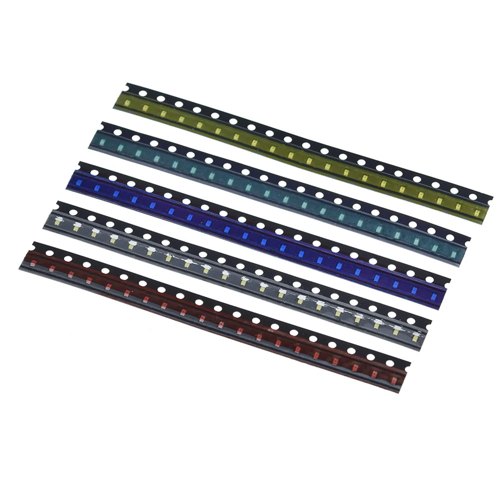 100pcs 5 Values 0603 SMD LED Light Red White Green Blue Yellow Assortment Kit 13x18x0.1cm Brand New Patch Light Tube Accessories
100pcs 5 Values 0603 SMD LED Light Red White Green Blue Yellow Assortment Kit 13x18x0.1cm Brand New Patch Light Tube Accessories