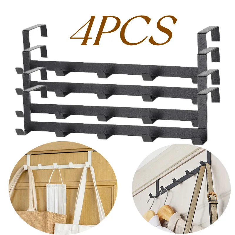 4PCS Over The Door Organizers Iron Metal Hook Racks Punch Free Storage Holder Hanger 5 Hooks Kitchen Home Over The Door Hook
4PCS Over The Door Organizers Iron Metal Hook Racks Punch Free Storage Holder Hanger 5 Hooks Kitchen Home Over The Door Hook