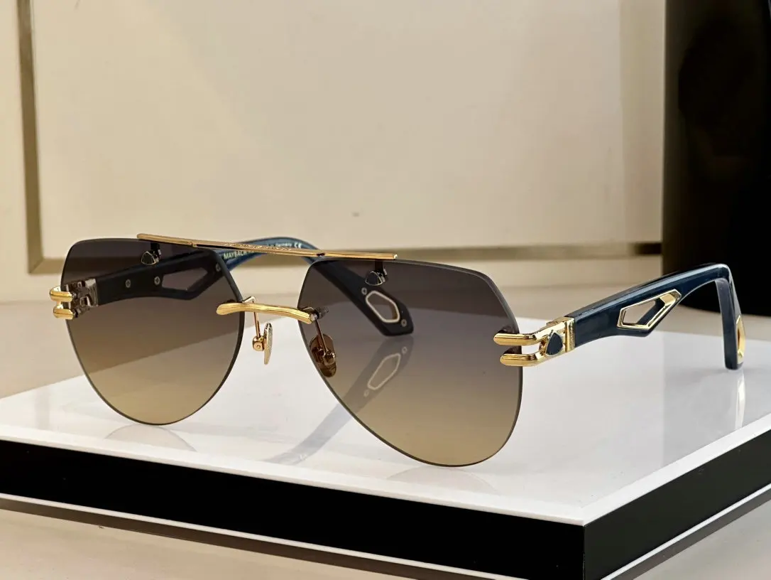 

2023 Masculine Eye-Catching Luxury Men'S Sunglasses Retro Modern Men'S Pilot Sunglasses Brand Designer Driving Sunglasses Uv400
