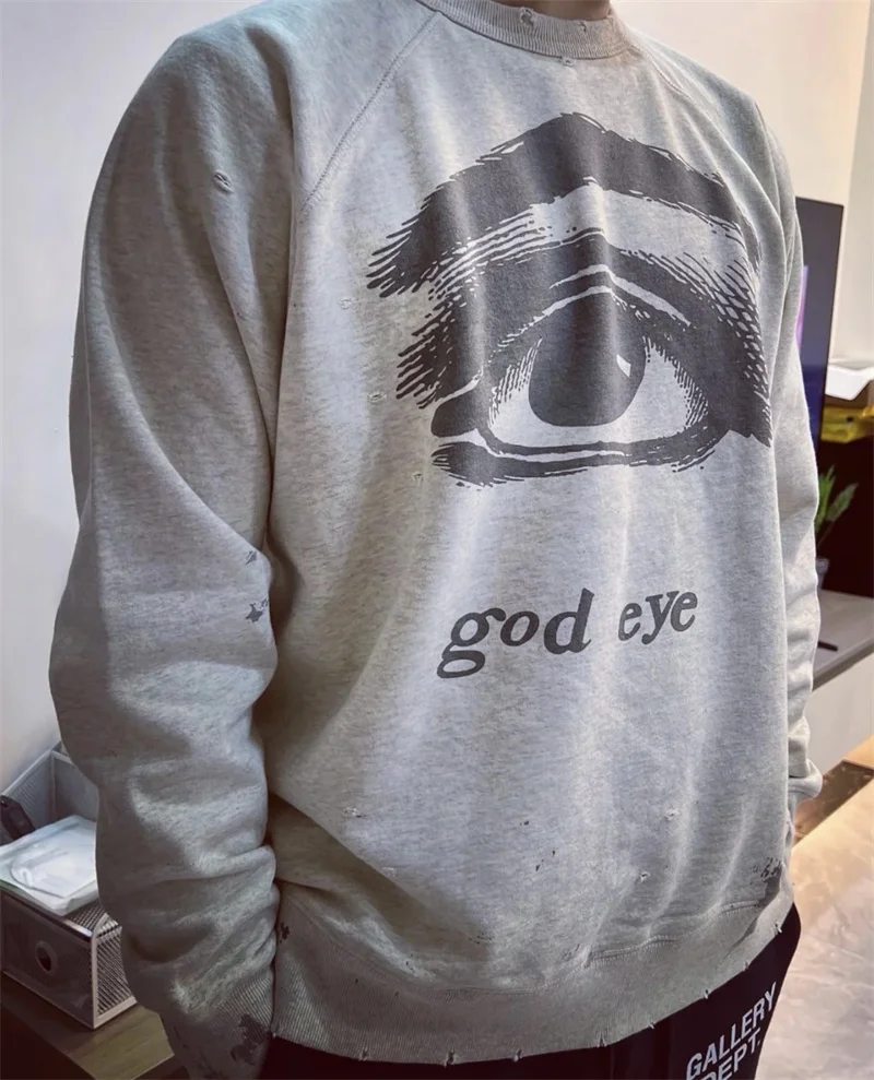 2023fw SAINT MICHAEL Sweatshirts Men Women High Quality God's Eye Logo Pullover Tops
2023fw SAINT MICHAEL Sweatshirts Men Women High Quality God's Eye Logo Pullover Tops