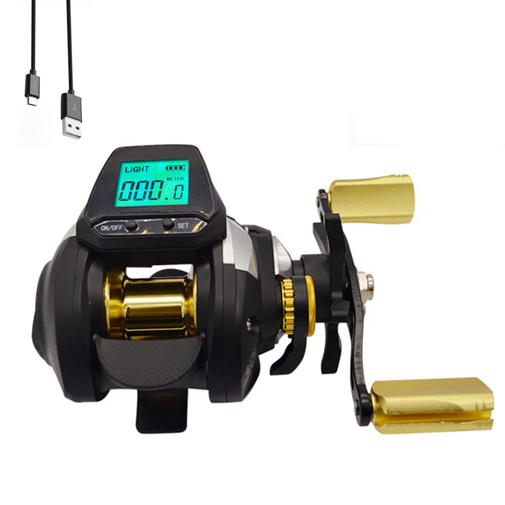 6.3:1 Digital Fishing Baitcasting Reel Rechargeable Large Display Bite Alarm Left Right Hand Counting Fishing Reels Fish Tools
6.3:1 Digital Fishing Baitcasting Reel Rechargeable Large Display Bite Alarm Left Right Hand Counting Fishing Reels Fish Tools