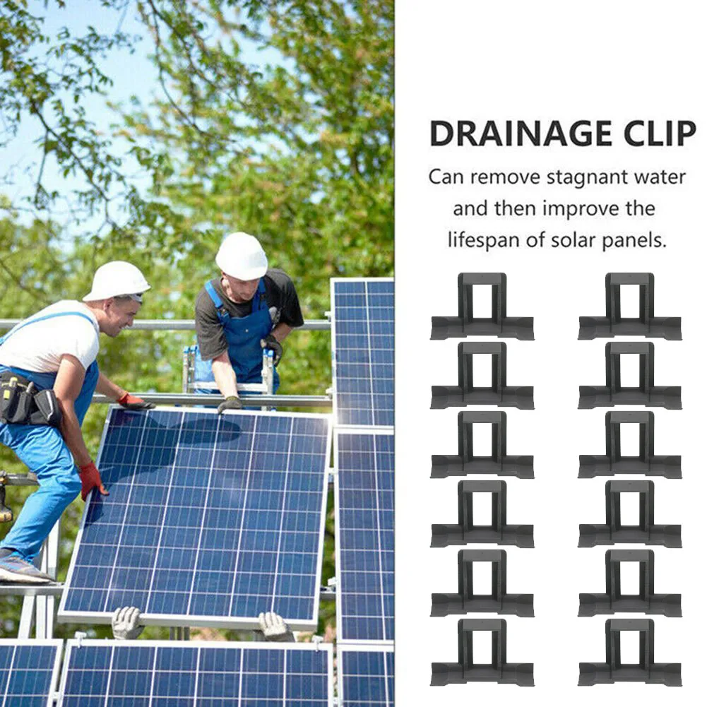 10Pcs Solar Panel Water Drainage Clips PV Modules Cleaning Clips For Water Drain Solar Panel Accessories For Outdoor Use
10Pcs Solar Panel Water Drainage Clips PV Modules Cleaning Clips For Water Drain Solar Panel Accessories For Outdoor Use