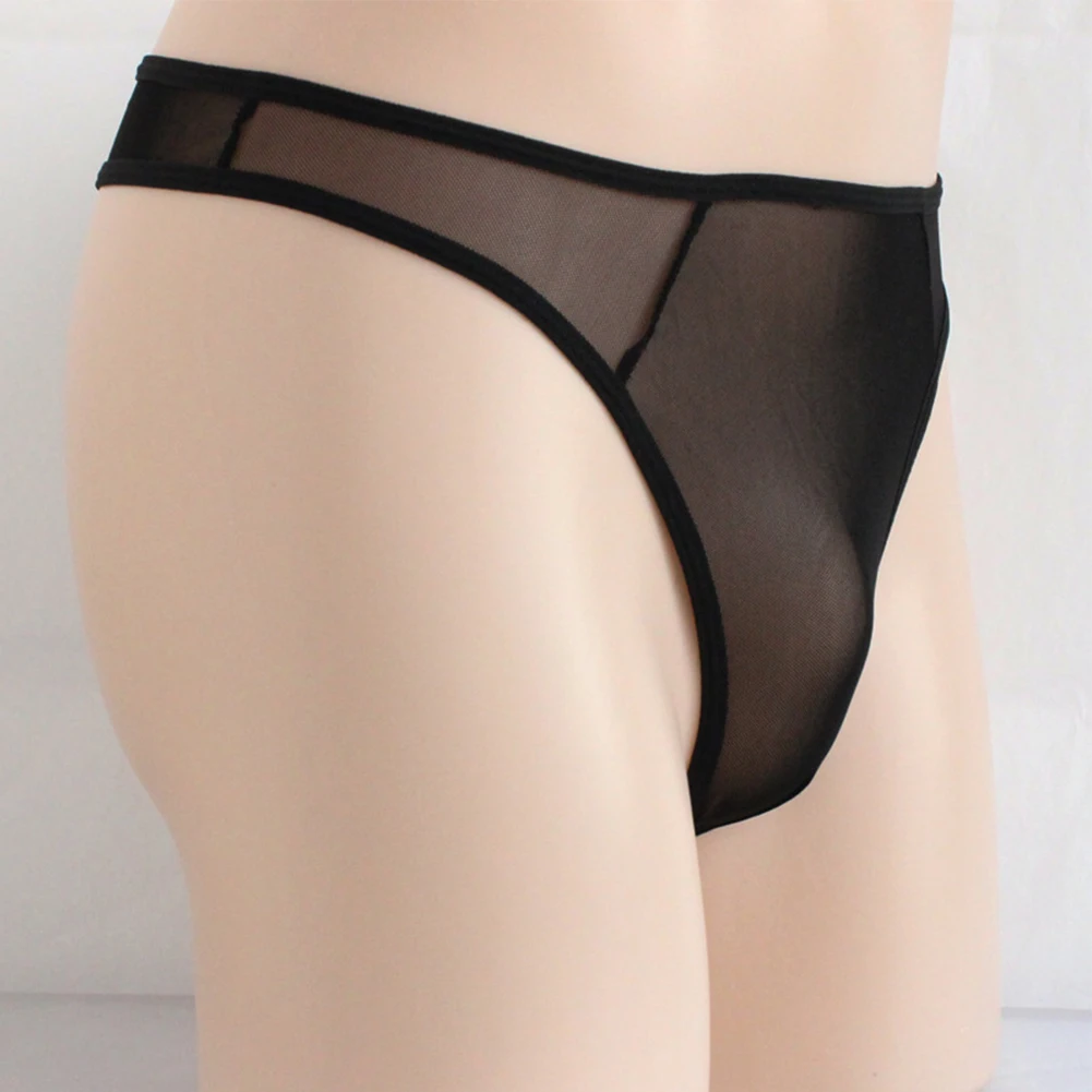 Men Sexy Sissy Briefs Bugle Pouch Thong Transparent Ultra-thin G-string T-Back Mesh Sheer Underwear Soft Elasticity Briefs
Men Sexy Sissy Briefs Bugle Pouch Thong Transparent Ultra-thin G-string T-Back Mesh Sheer Underwear Soft Elasticity Briefs