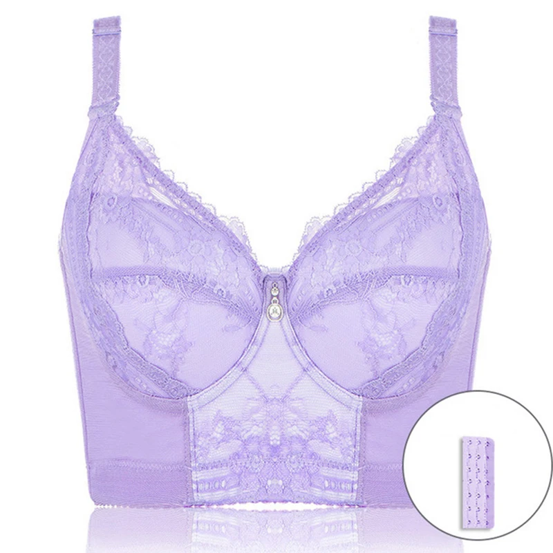 Womens Adjustable Bra Full Coverage Underwire Lace Sheer Embroidery Breathable Bra Lingerie for Woman 36 38 40 42 F G H I J
Womens Adjustable Bra Full Coverage Underwire Lace Sheer Embroidery Breathable Bra Lingerie for Woman 36 38 40 42 F G H I J