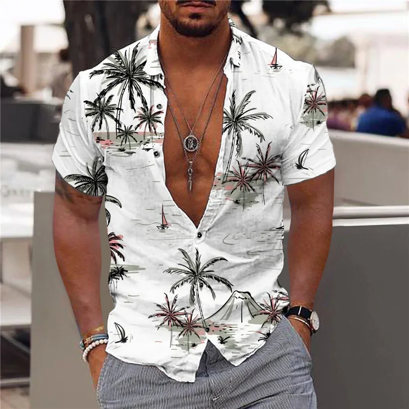 2023 Coconut Tree Shirts For Men 3D Printed Men's Hawaiian Shirt Beach 5xl Short Sleeve Fashion Tops Tee Shirt Men Blouse Camisa
2023 Coconut Tree Shirts For Men 3D Printed Men's Hawaiian Shirt Beach 5xl Short Sleeve Fashion Tops Tee Shirt Men Blouse Camisa