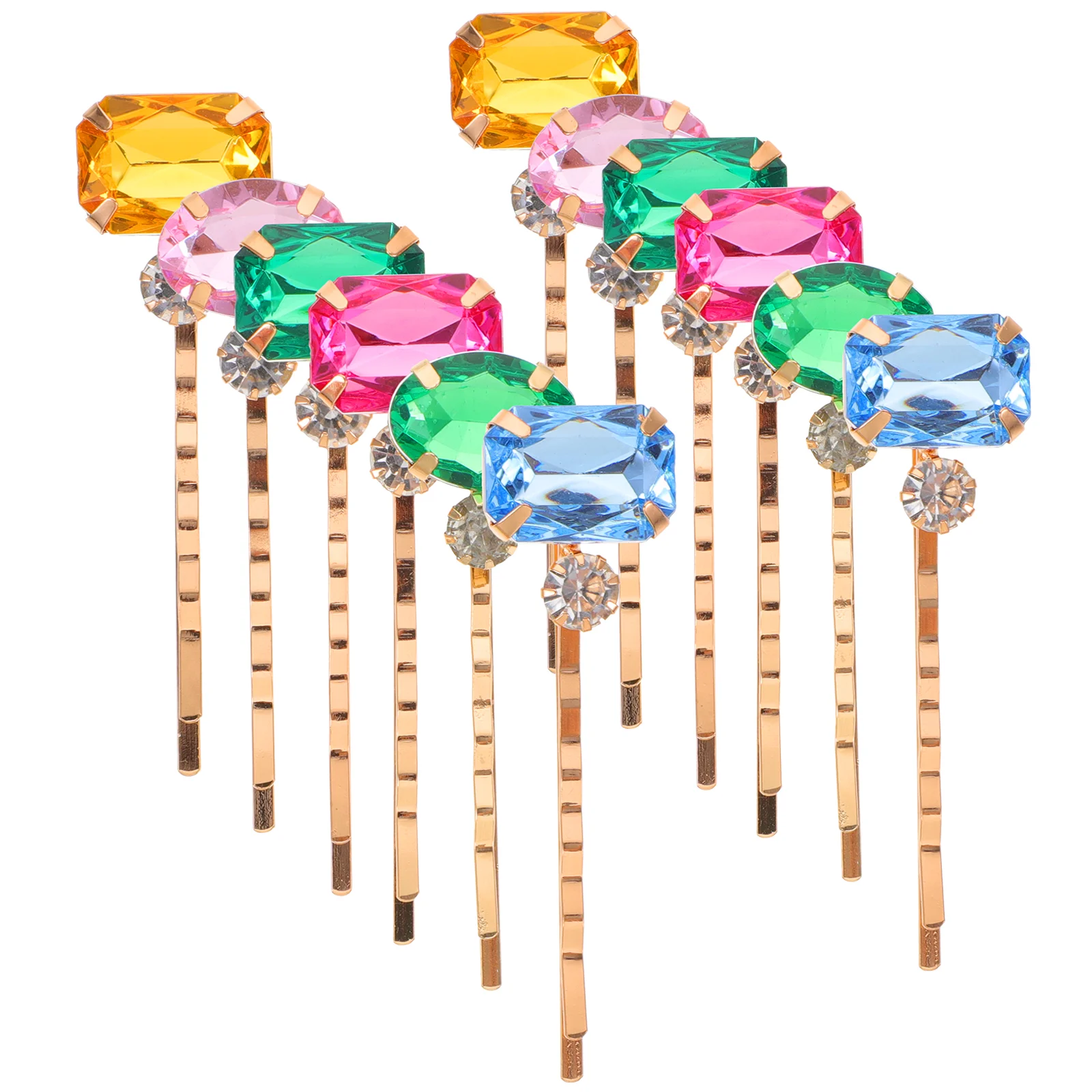 

12 Pcs Bangs Clip Hairpin Clips for Women Accessories Alloy Barrette Barrettes Colorful Pins Side Volume
