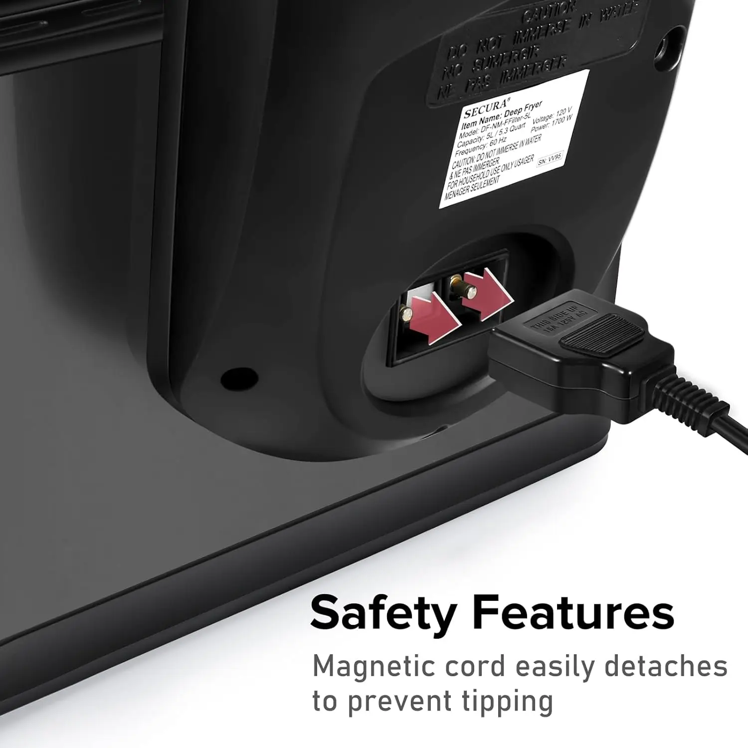 1700-Watt Stainless-Steel Triple Basket Electric Deep Fryer with Timer Free Extra Odor Filter, 4L/17-Cup, Black 5 Mallzona S99596061a2ca4c9a9113658d3eb93889s 1700-Watt Stainless-Steel Triple Basket Electric Deep Fryer with Timer Free Extra Odor Filter, 4L/17-Cup, Black Mallzona