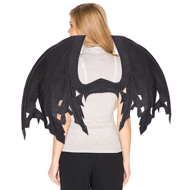 

Black Bats Wings Suit for Adult Funny Cool Dress Up Props Halloween Purim Cosplay Party Costume Carnival Fancy Decorative