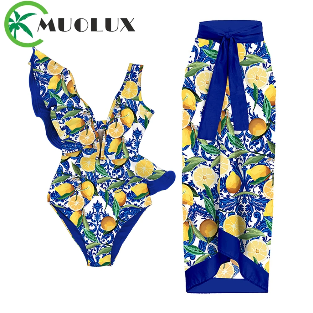 MUOLUX 2024 Sexy Ruffle 3D Flower One Piece Swimwear Women Swimsuit Brazilian Bathing Suit Skirt Summer Monokini Beachwear Dress
MUOLUX 2024 Sexy Ruffle 3D Flower One Piece Swimwear Women Swimsuit Brazilian Bathing Suit Skirt Summer Monokini Beachwear Dress