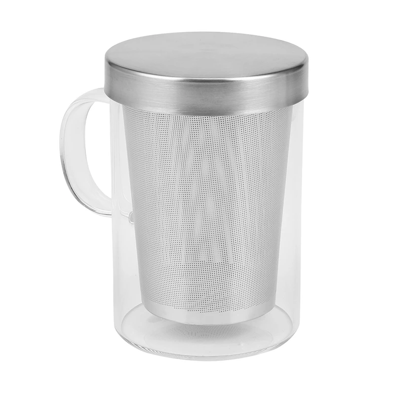 3X 500Ml Heat-Resistant Glass Tea Infuser Mug With Stainless Steel Lid Coffee Cup Tumbler Kitchen Heat-Resistant Large
3X 500Ml Heat-Resistant Glass Tea Infuser Mug With Stainless Steel Lid Coffee Cup Tumbler Kitchen Heat-Resistant Large