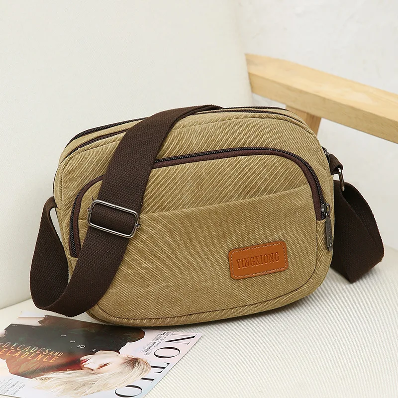 Men's bags bag new canvas shoulder bag portable leisure simple man inclined han edition men's fashion bag multilayer package
Men's bags bag new canvas shoulder bag portable leisure simple man inclined han edition men's fashion bag multilayer package