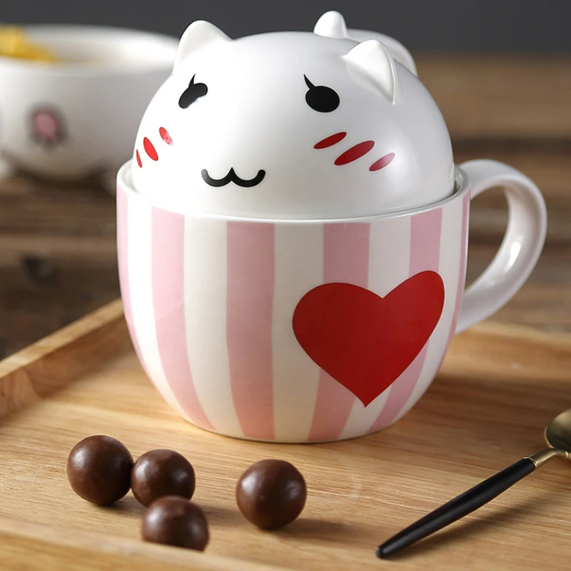 Ceramic Mugs Home Ceramic Cup Water Cup With Cover Breakfast Cat Cup Cute Belly Cup Cartoon Cat Coffee Cups
Ceramic Mugs Home Ceramic Cup Water Cup With Cover Breakfast Cat Cup Cute Belly Cup Cartoon Cat Coffee Cups