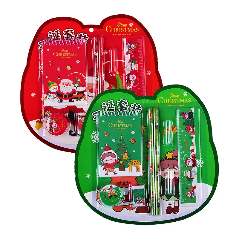 8-piece children's stationery set gift box wholesale Christmas card pencil Christmas card pencil student school supplies
8-piece children's stationery set gift box wholesale Christmas card pencil Christmas card pencil student school supplies