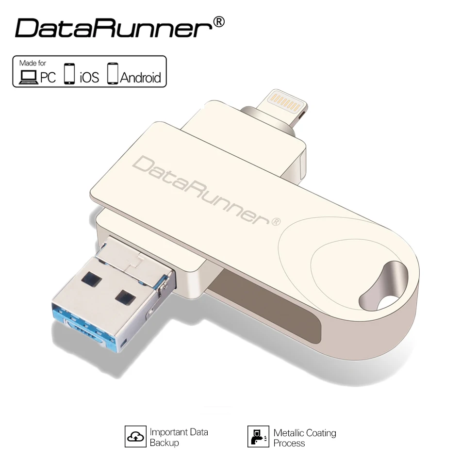 USB-флеш-накопитель DataRunner 3 в 1, OTG, 128 ГБ, 64 ГБ, 32 ГБ, 16 ГБ, 8 ГБ, USB 3,0
USB-флеш-накопитель DataRunner 3 в 1, OTG, 128 ГБ, 64 ГБ, 32 ГБ, 16 ГБ, 8 ГБ, USB 3,0