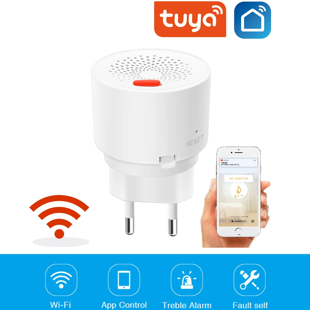 tuya Wifi Natural Gas Sensor Combustible Household Smart LPG Gas Alarm Detector Leakage Sensor fire Safety smart home
tuya Wifi Natural Gas Sensor Combustible Household Smart LPG Gas Alarm Detector Leakage Sensor fire Safety smart home