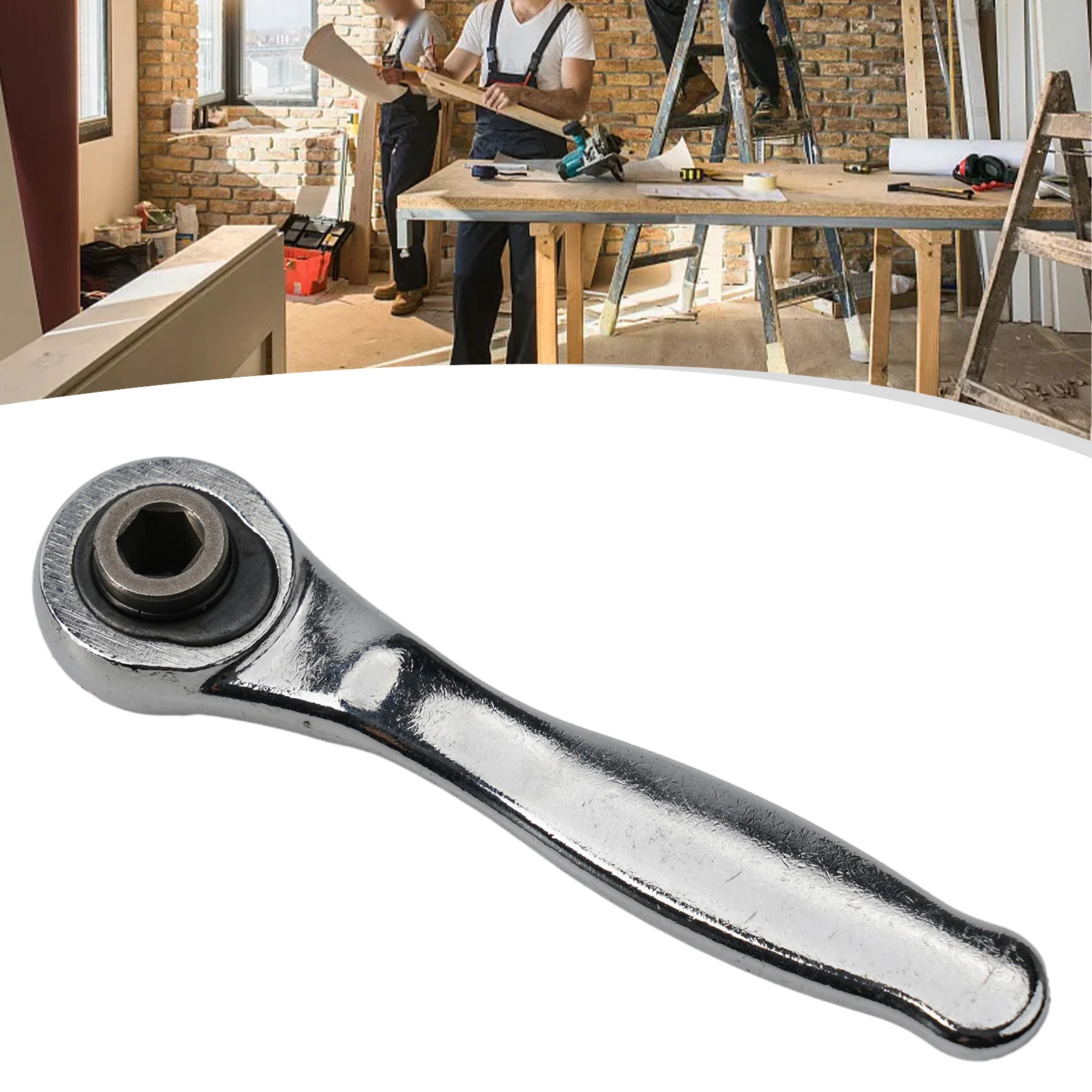 72-Teeth Socket Mini Wrench 6.35mm 1/4inch Hex Ended Torque Wrench Spanner Rod Screwdriver Bit Tool Ratchet Handle Wrench Alloy
72-Teeth Socket Mini Wrench 6.35mm 1/4inch Hex Ended Torque Wrench Spanner Rod Screwdriver Bit Tool Ratchet Handle Wrench Alloy