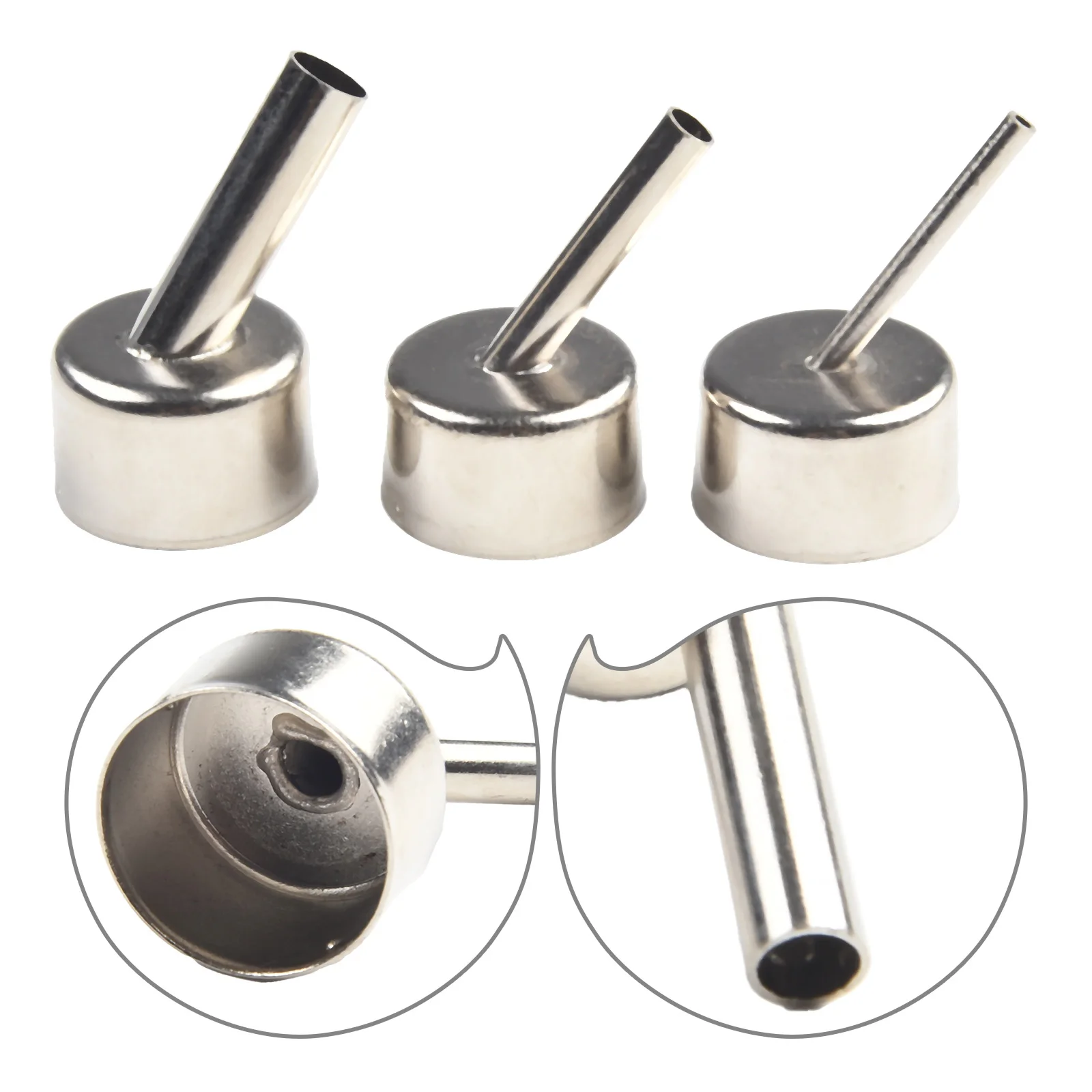 Welding Tools Welding Nozzle For 858 Series Hot Air Rework Station Silver Stainless Steel Welding Nozzle Brand New
Welding Tools Welding Nozzle For 858 Series Hot Air Rework Station Silver Stainless Steel Welding Nozzle Brand New