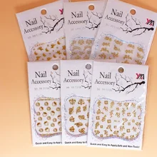 10 pcs 3D Gold Nail Sticker Golden Flowers Crown Bronzing Sliders Wraps Adhesive DIY Nail Art Decoration Manicure Tips
10 pcs 3D Gold Nail Sticker Golden Flowers Crown Bronzing Sliders Wraps Adhesive DIY Nail Art Decoration Manicure Tips