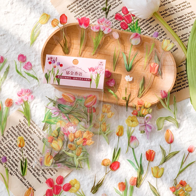 40 Pcs Plant Nature Series Plant Flower Stickers Tulip Rose Dried Flower Fern Mushroom Handbook Collage material
40 Pcs Plant Nature Series Plant Flower Stickers Tulip Rose Dried Flower Fern Mushroom Handbook Collage material
