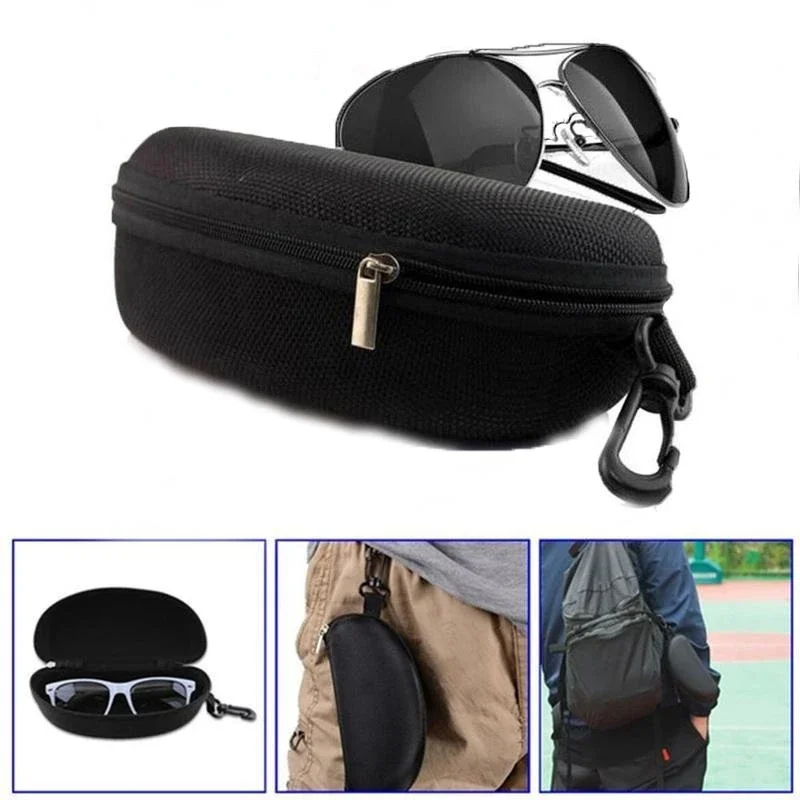 

Fashion Portable Sunglasses Case Reading Glasses Carry Bag Hard Zipper Box Travel Pack Pouch Case Eyeglass Case Glasses Pouch