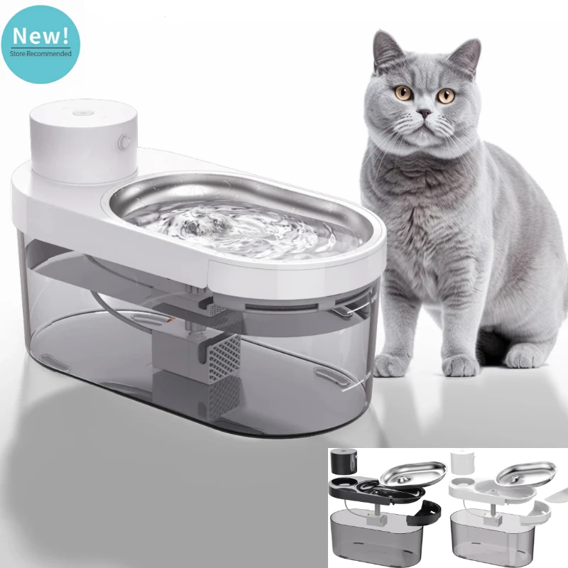 4L ULTRAQUIET Cat Water Drinker Wireless Auto Induction&Timing Mode Pet Water Fountain Transparent Easy To Clean Water Dispenser
4L ULTRAQUIET Cat Water Drinker Wireless Auto Induction&Timing Mode Pet Water Fountain Transparent Easy To Clean Water Dispenser
