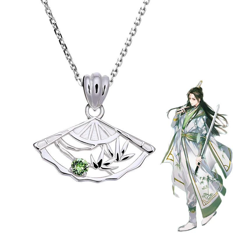 

Anime The Scum Villain's Self-Saving System Cosplay Necklace Shen Qingqiu Luo Binghe Fan Choker Women Jewelry Accessories Prop