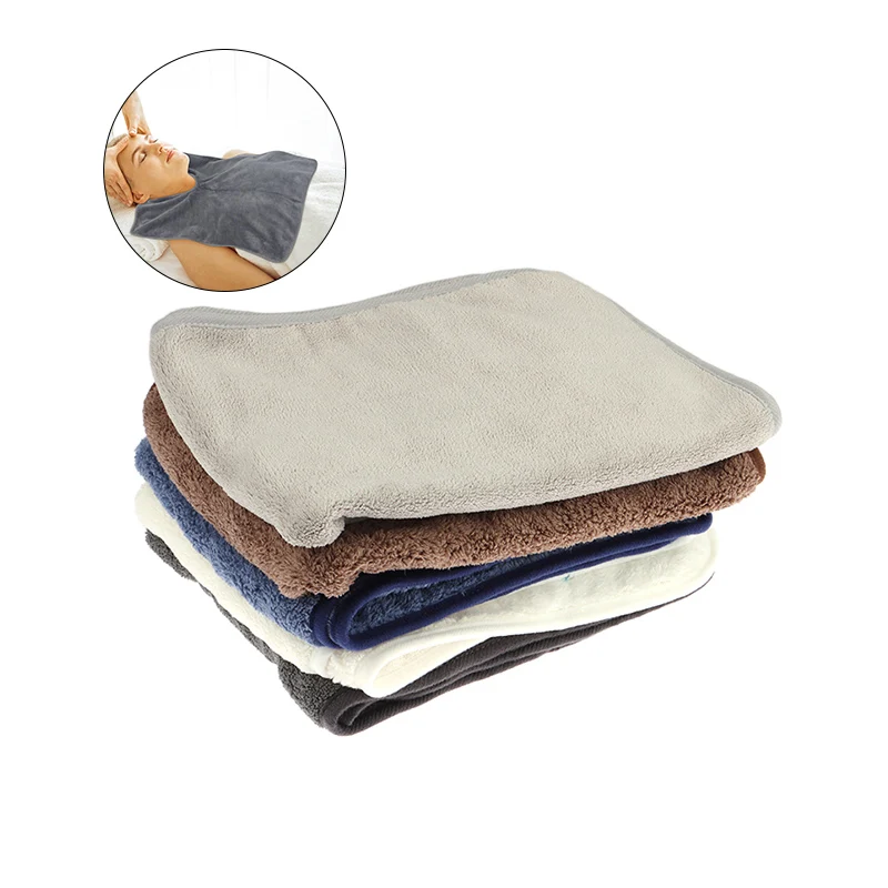 

1 шт. персонализированное полотенце U-образной формы из микрофибры для эстетических салонов, спа, массажа, лечения лица, шеи, косметические полотенца, подогреватель для спа
