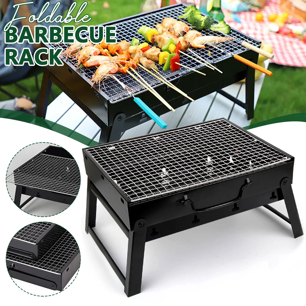 

Detachable Camping Grill Portable Mini Stove Folding Barbecue Cookstove Durable Foldable BBQ Grill Rack Outdoor Cookware