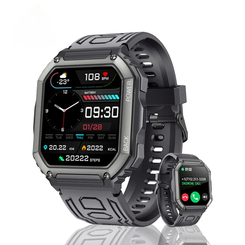 

Новинка 2023, мужские умные часы с функцией звонков по Bluetooth, длительный режим ожидания, спортивный фитнес-трекер, круглосуточный мониторинг здоровья, водонепроницаемые умные часы для женщин 2024
