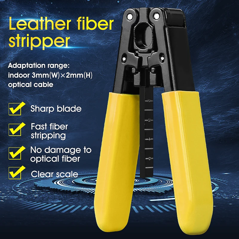 Leather Wire Optical Fiber Stripper Leather Wire Pliers Optical Cable Stripping Tool Optical Fiber Stripping Pliers Optical Cabl
Leather Wire Optical Fiber Stripper Leather Wire Pliers Optical Cable Stripping Tool Optical Fiber Stripping Pliers Optical Cabl