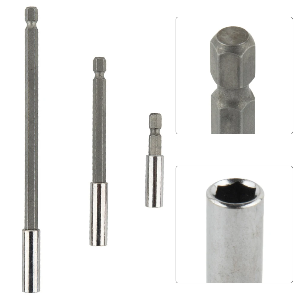Extension Bit Holder Quick Release Replacement Screwdriver Carbon Steel Magnetic Spare Parts Tools Without Burr
Extension Bit Holder Quick Release Replacement Screwdriver Carbon Steel Magnetic Spare Parts Tools Without Burr