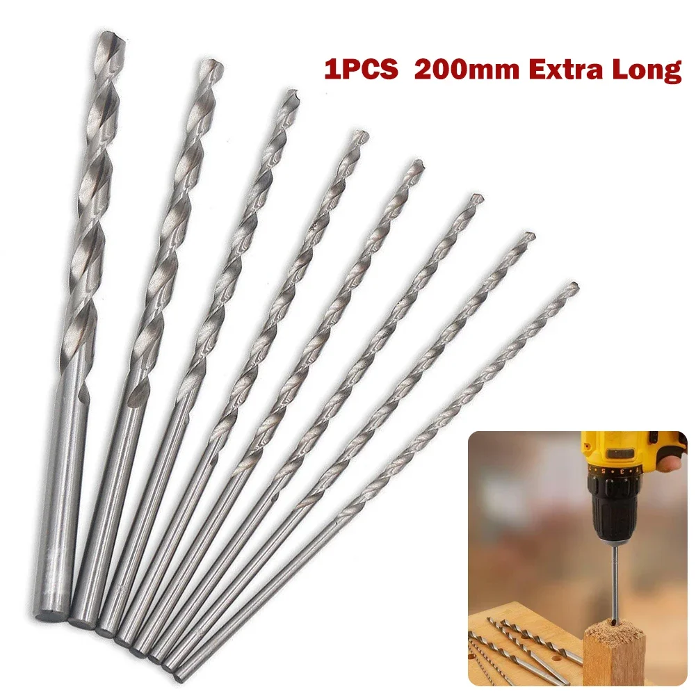 1pcs 200mm Extra Long High Speed Steel Drill Bits Straight Shank Drill Twistt Drill For Metal Drilling Electric Drill 2-10mm
1pcs 200mm Extra Long High Speed Steel Drill Bits Straight Shank Drill Twistt Drill For Metal Drilling Electric Drill 2-10mm