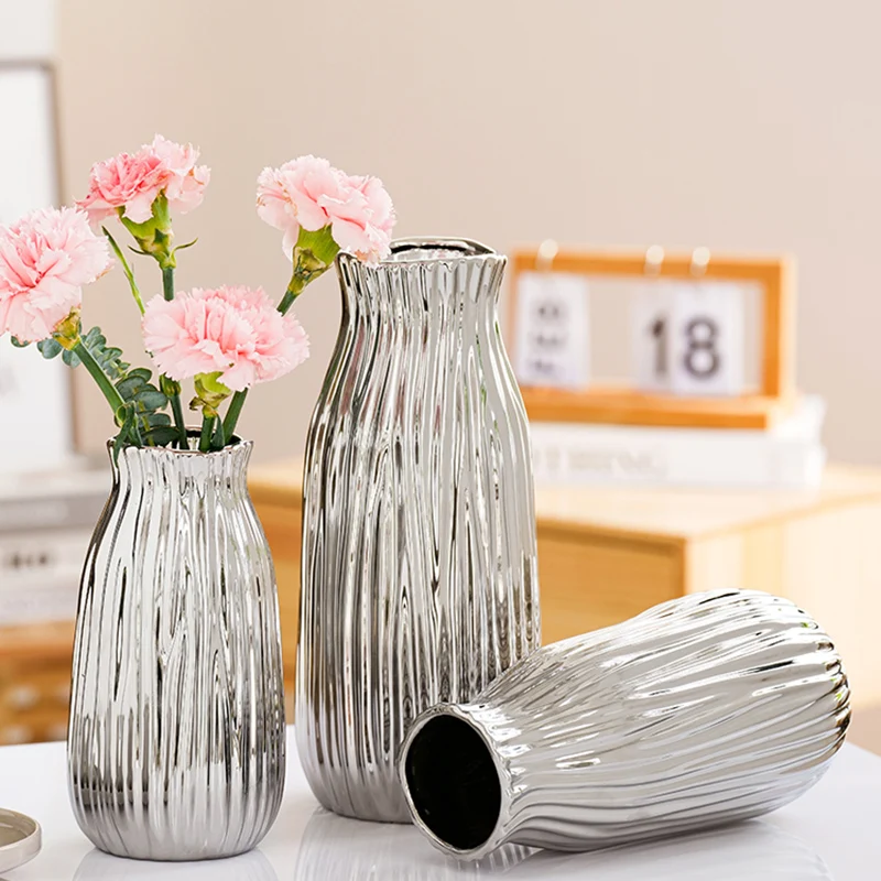 Indoor Modern Vase Nordic Table Flower Luxury Minimalist Office Artificial Flowers Design Vase Vertiplant Jarrones Home Supplies
Indoor Modern Vase Nordic Table Flower Luxury Minimalist Office Artificial Flowers Design Vase Vertiplant Jarrones Home Supplies