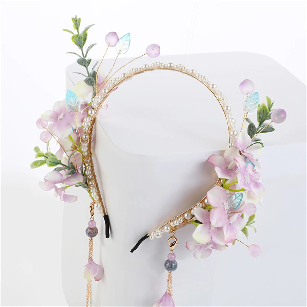Simulated Crystal Flower Wreath Girl Tassel Step Rocking Antique Girl Headband Women Bride Wedding Hair Band Jewelry Accessories
Simulated Crystal Flower Wreath Girl Tassel Step Rocking Antique Girl Headband Women Bride Wedding Hair Band Jewelry Accessories