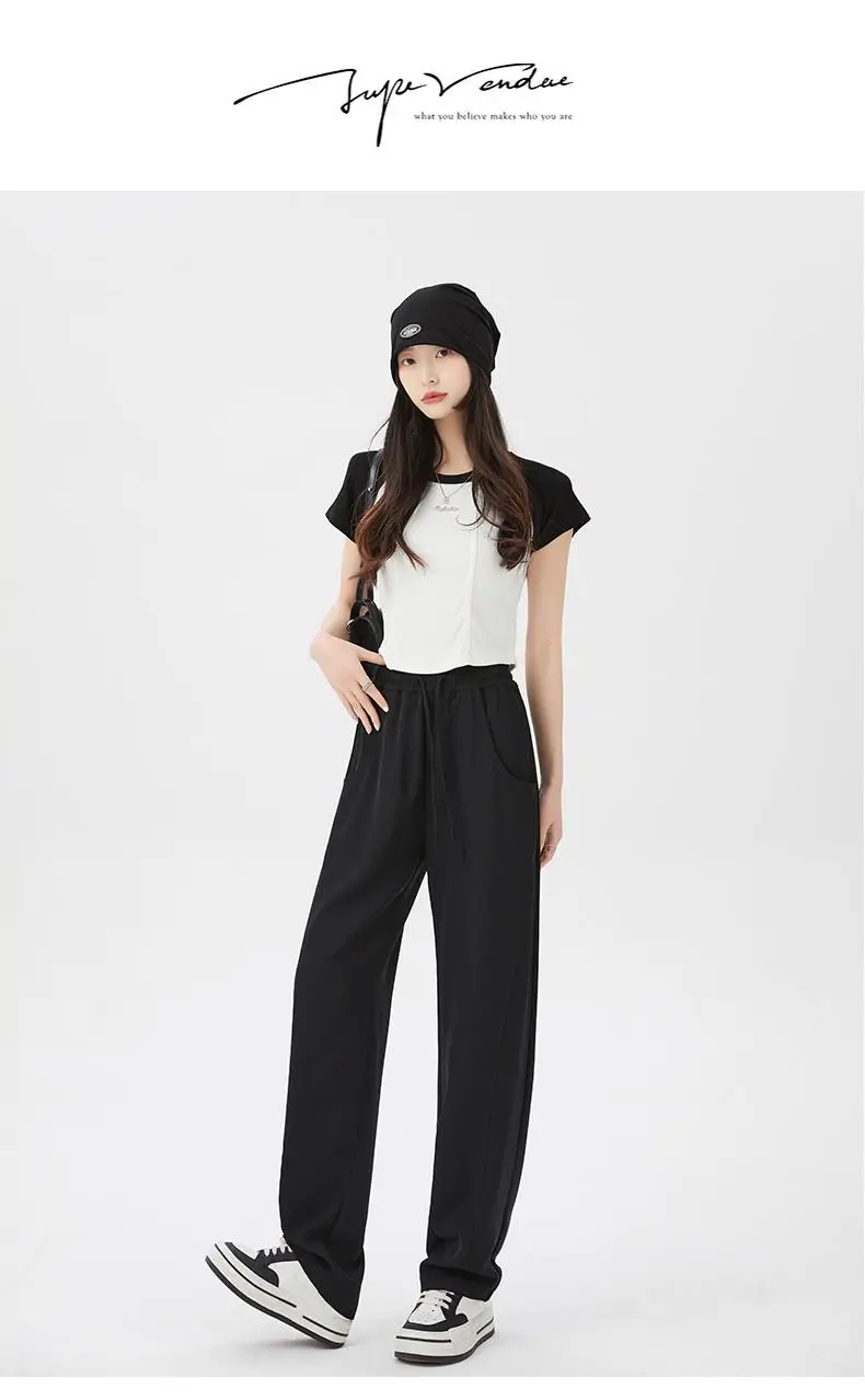 2024 Spring Breathable Straight Leg Pants Wide Leg Pants Slimming High Waist Outdoor Casual Thin Loose Banana Pants
2024 Spring Breathable Straight Leg Pants Wide Leg Pants Slimming High Waist Outdoor Casual Thin Loose Banana Pants