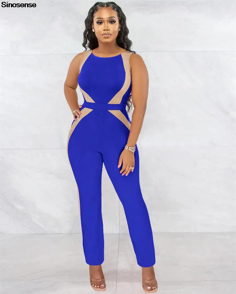 Women Bodycon Slim Jumpsuit 2022 Patchwork Zipper Workout Fitness Sports Jumpsuit Skinny One Piece Romper Elastic Summer Outfits
Women Bodycon Slim Jumpsuit 2022 Patchwork Zipper Workout Fitness Sports Jumpsuit Skinny One Piece Romper Elastic Summer Outfits
