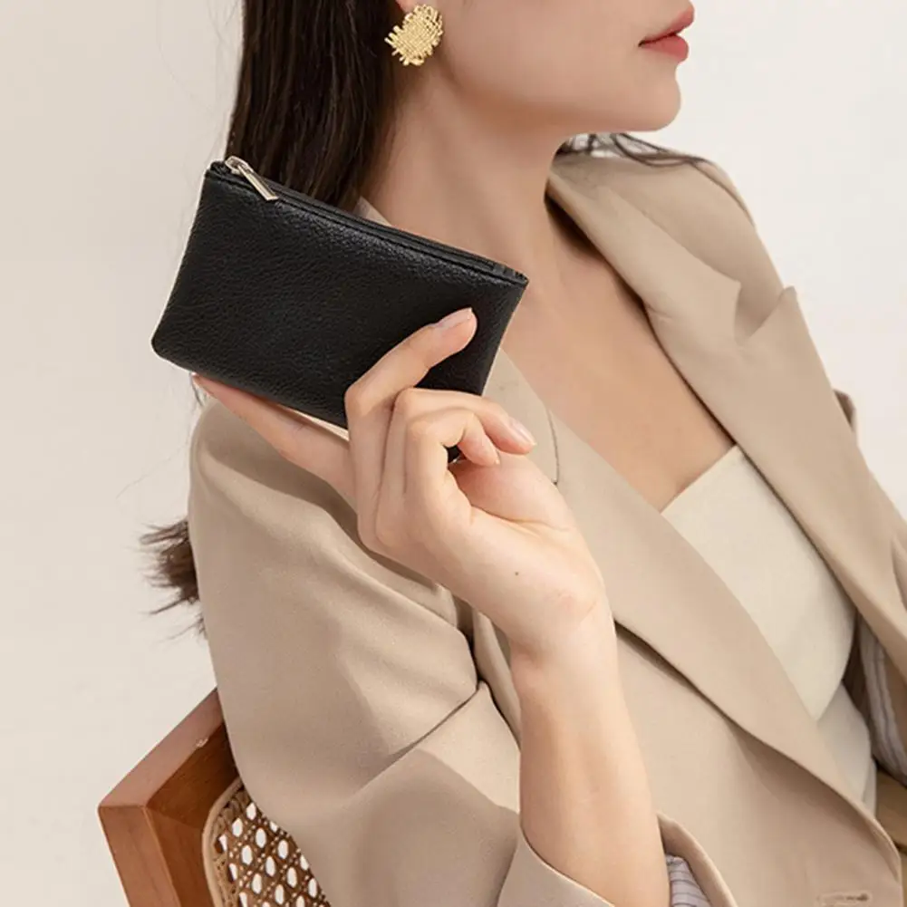 Women Wallet Short Lychee Pattern Faux Leather Cards Holder Smooth Zipper Slim Wallet Coin Purse Money Case Shopping Use
Women Wallet Short Lychee Pattern Faux Leather Cards Holder Smooth Zipper Slim Wallet Coin Purse Money Case Shopping Use