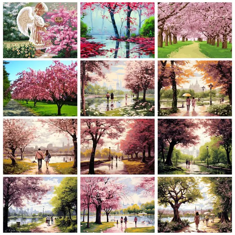 RUOPOTY Painting By Number Cherry Blossom Drawing On Canvas Handmade Art Gift Diy Pictures By Number Landscape Kits Home Decor
RUOPOTY Painting By Number Cherry Blossom Drawing On Canvas Handmade Art Gift Diy Pictures By Number Landscape Kits Home Decor