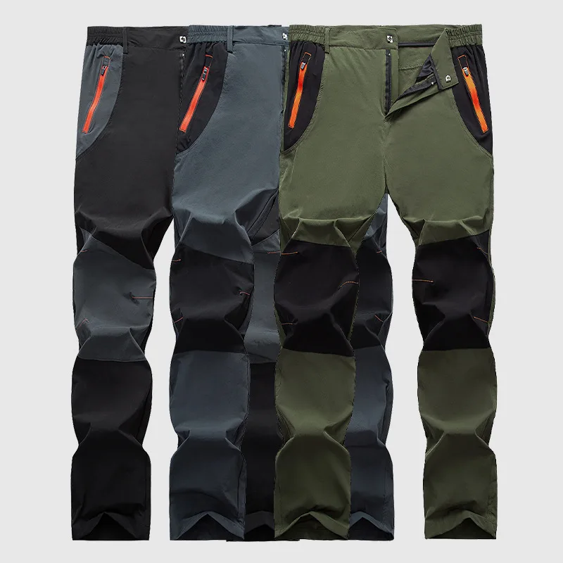 

New Quick-drying Hiking Pants Spring and Autumn Trekking Pants Outdoor Men Casual Mountaineering Fishing Pants