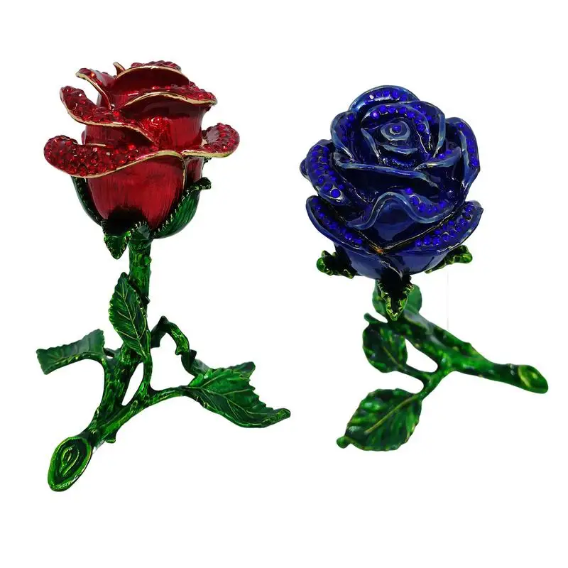 Enamel Rose Artificial Zinc Alloy Rose Ring Box Multifunctional DIY Jewelry Collecting Storage Space For Wedding Valentiney gift
Enamel Rose Artificial Zinc Alloy Rose Ring Box Multifunctional DIY Jewelry Collecting Storage Space For Wedding Valentiney gift