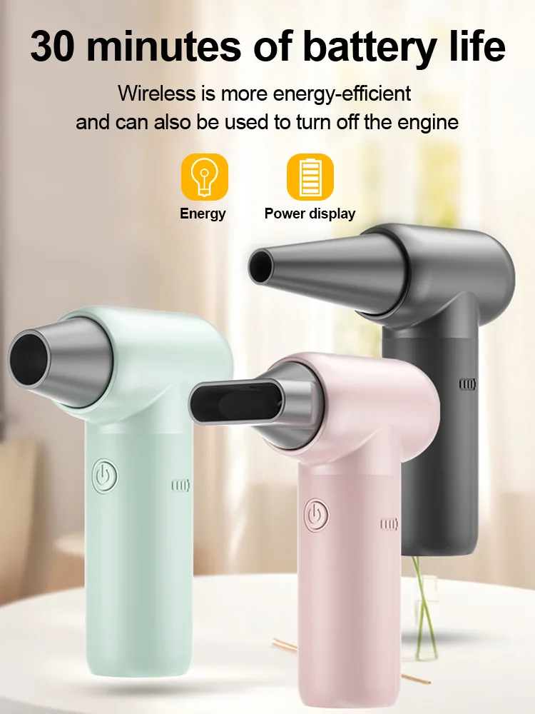 Turbo Jet Fan 180000RPM Wind Speed 50m/s for Car Dry Keyboard Computer Cleaning Bed Hair Dry High-Performance Electric Blower
Turbo Jet Fan 180000RPM Wind Speed 50m/s for Car Dry Keyboard Computer Cleaning Bed Hair Dry High-Performance Electric Blower