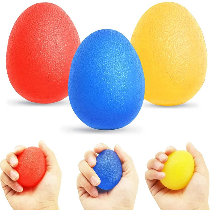 1PC Silica Gel Hand Grip Ball Egg Men Women Gym Fitness Finger Heavy Exerciser Strength Muscle Recovery Gripper Trainer
1PC Silica Gel Hand Grip Ball Egg Men Women Gym Fitness Finger Heavy Exerciser Strength Muscle Recovery Gripper Trainer