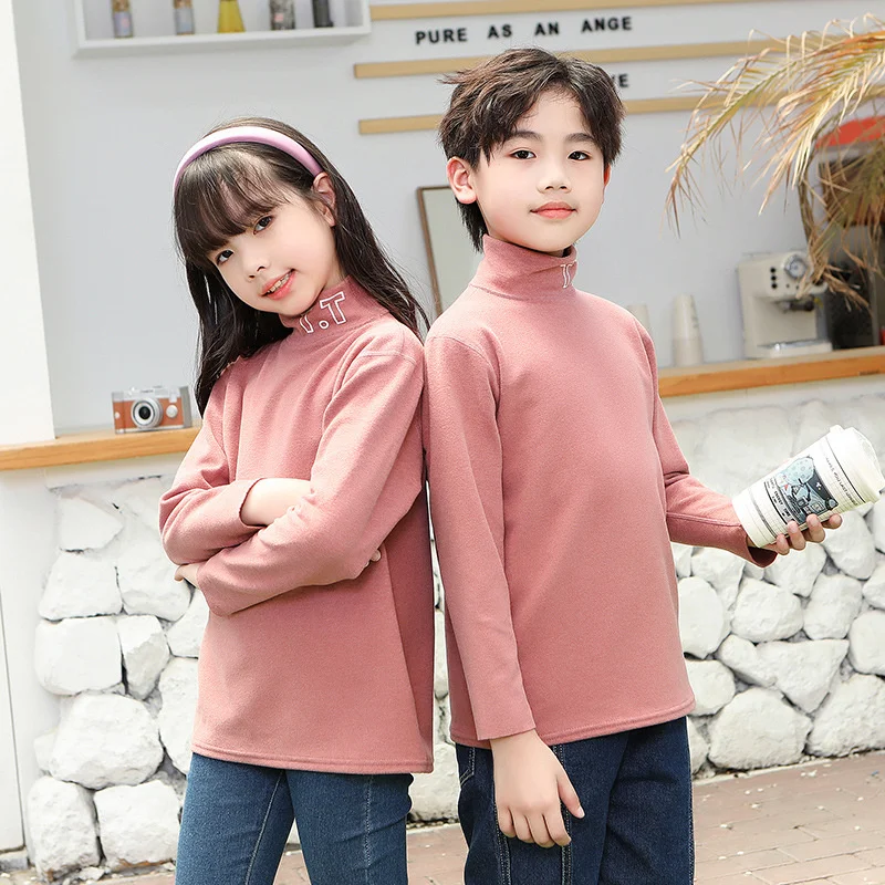 Children Spring Autumn Long Sleeve T-shirts Solid Tops 2022 New Teens Turtleneck Pullovers Kids Casual Clothing Boys Girls Tees
Children Spring Autumn Long Sleeve T-shirts Solid Tops 2022 New Teens Turtleneck Pullovers Kids Casual Clothing Boys Girls Tees