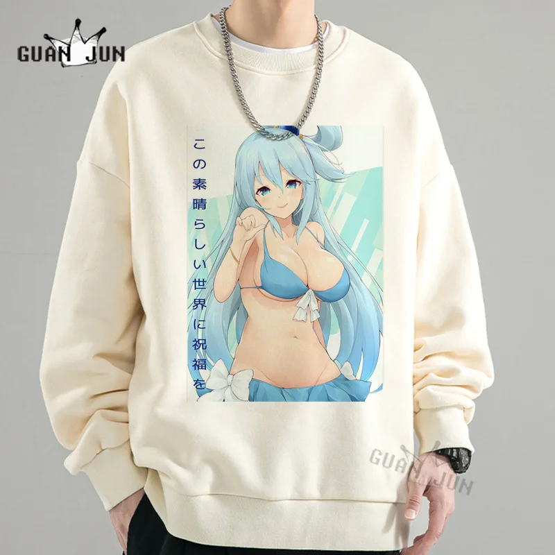 Толстовки Megumin Kono Subarashii, Толстовка для мужчин, новинка, пуловер аниме, топы, новая Толстовка Konosuba, уличная одежда в стиле Харадзюку
Толстовки Megumin Kono Subarashii, Толстовка для мужчин, новинка, пуловер аниме, топы, новая Толстовка Konosuba, уличная одежда в стиле Харадзюку