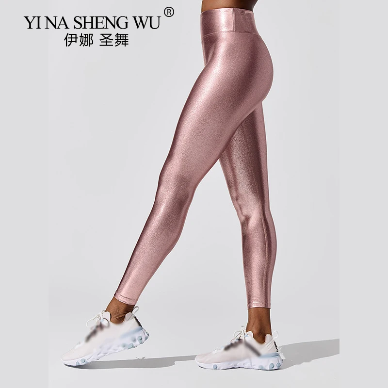 Women's Luster Yoga Pants Elastic Waist Sexy Shiny Sports Clothing Fitness Leggings High Waist Gym Running Sportswear Pants New
Women's Luster Yoga Pants Elastic Waist Sexy Shiny Sports Clothing Fitness Leggings High Waist Gym Running Sportswear Pants New