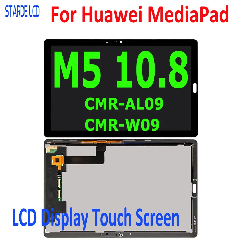 

10.8" AAA+ LCD For Huawei MediaPad M5 10.8 CMR-AL09 CMR-W09 LCD Display Touch Screen Digitizer Assembly for Huawei M5 10.8 LCD