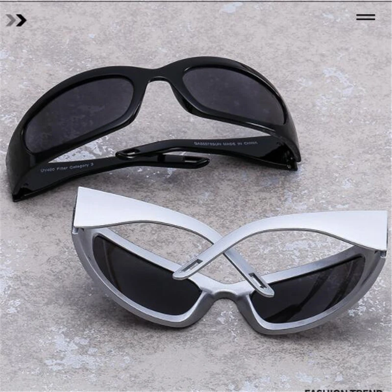 

Outdoor sports cycling windproof sunglasses wholesale Male and female punk sunglasses PC explosion-proof goggles 68100